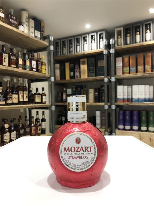 Mozart Strawberry White Chocolate Cream Liqueur 50cl