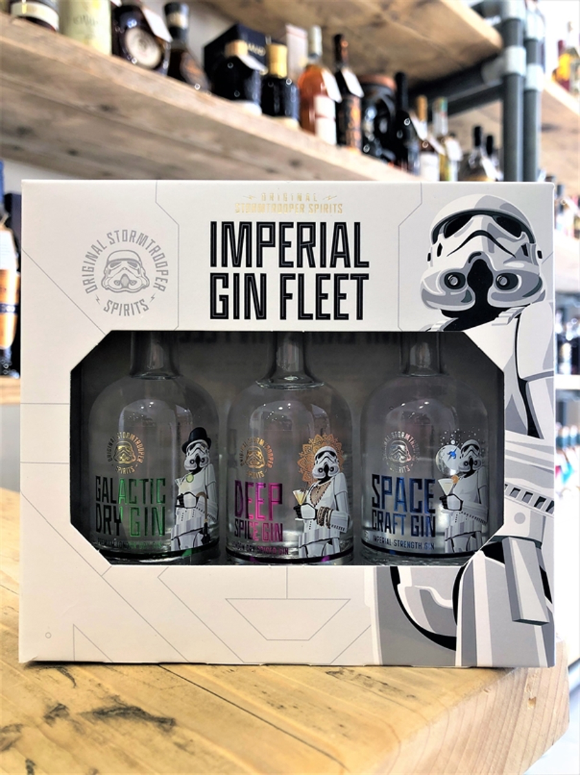 Original Stormtrooper Imperial Gin Fleet Miniature Pack 3 x 5cl