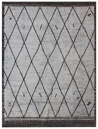 Contemporary Afghan Berber Style Rug