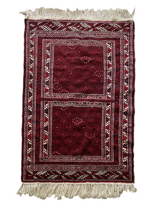 Vintage Persian Baluch Engsi Rug