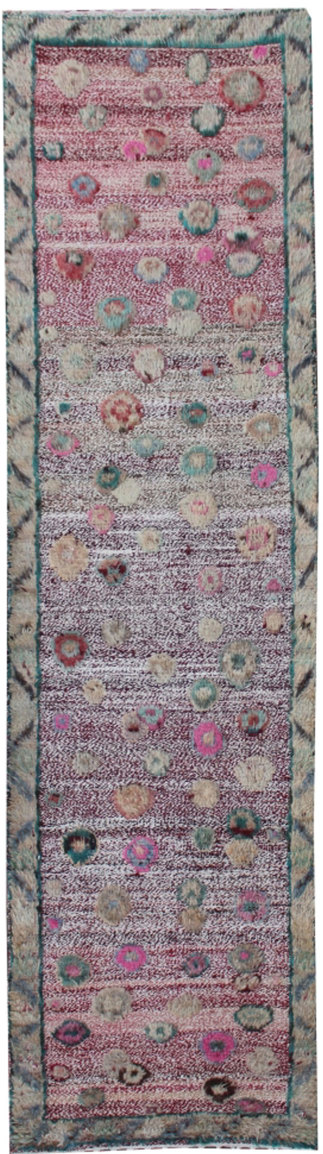 Contemporary Afghan Gabbeh Runner