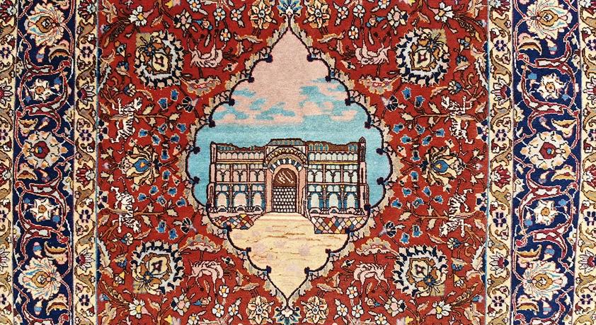 Fine Antique Persian Kashan Rug
