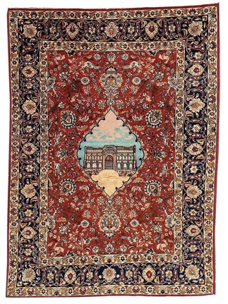 Fine Antique Persian Kashan Rug Fine Antique Persian Kashan Rug