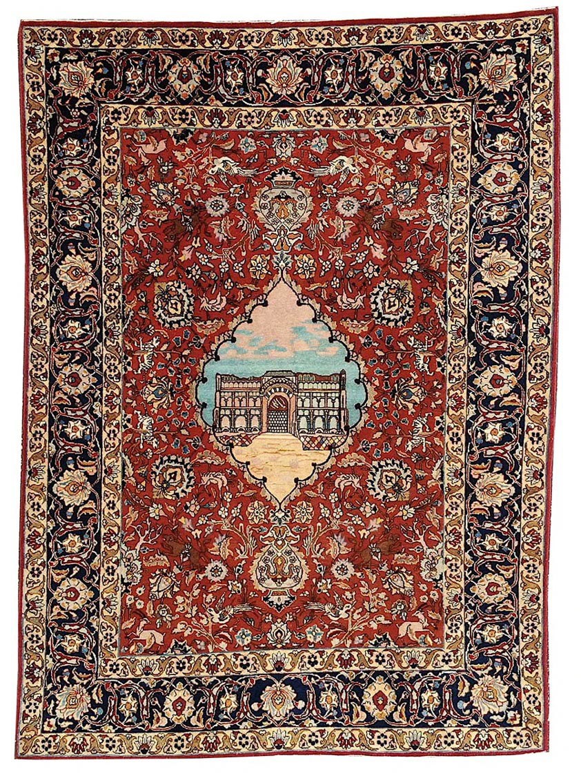 Fine Antique Persian Kashan Rug