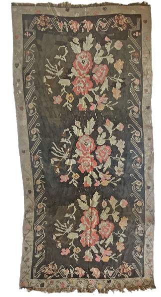 Antique Caucasian Karabagh Kilim Rug Antique Caucasian Karabagh Kilim Rug