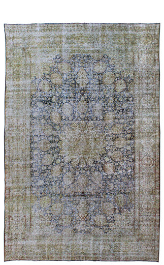 Extra Fine Vintage Overdyed Rug