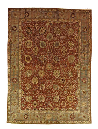 Antique Persian Tabriz Rug