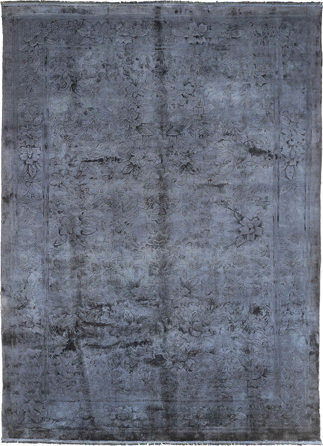 Vintage Overdyed Silk Rug