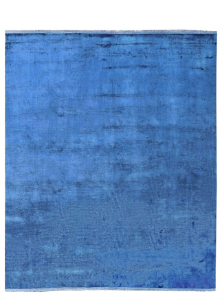 Vintage Overdyed Silk Rug