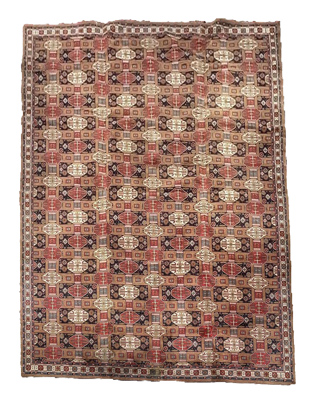 Vintage English machine made Axminster Rug