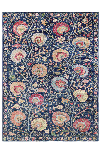Fine Afghan Suzani Rug