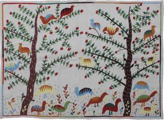 Afghan Suzani Kilim Rug