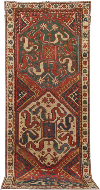 Antique Caucasian Kazak Rug