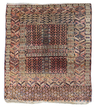 Antique Tekke Turkmen Rug