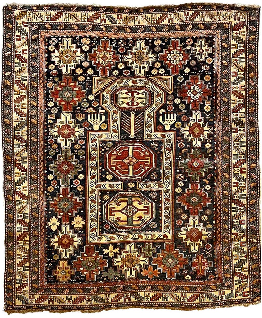 Antique Caucasian Shirvan Rug