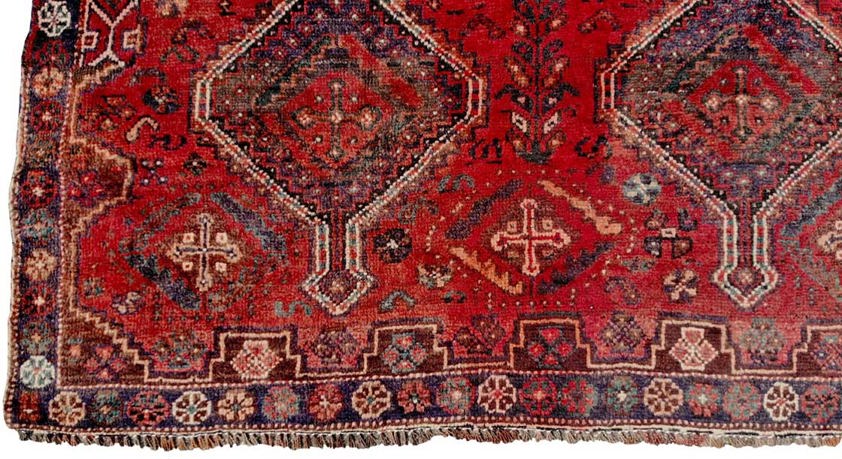 Vintage Persian Shiraz Rug
