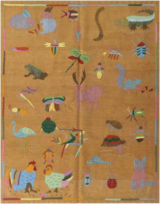 Afghan Suzani Kilim Rug