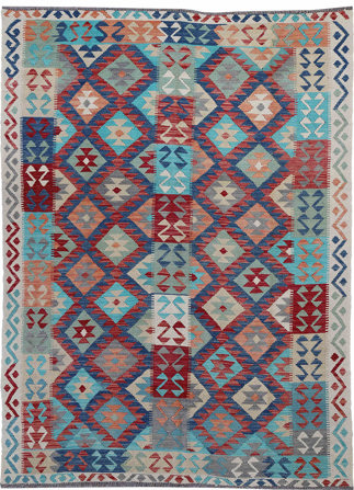 Traditional Afghan Kilim Rug