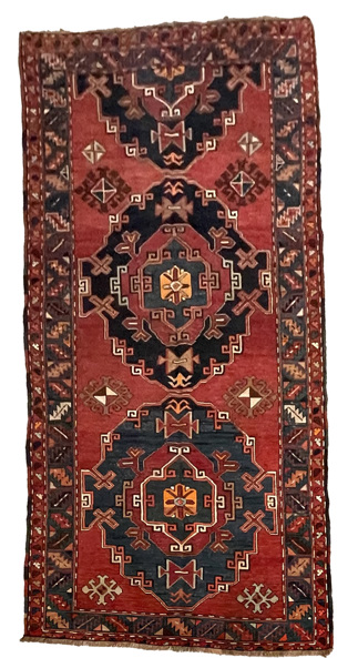 Antique Caucasian Kazak rug