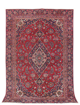 Antique Persian Kashan Rug Antique Persian Kashan Rug