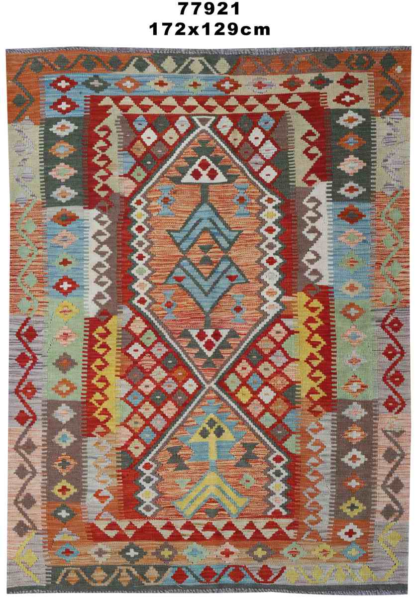 Traditional Afghan Kilim Rug