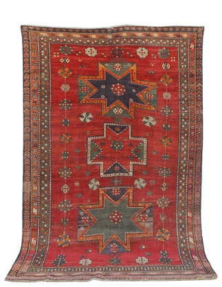 Antique Caucasian Kazak Rug