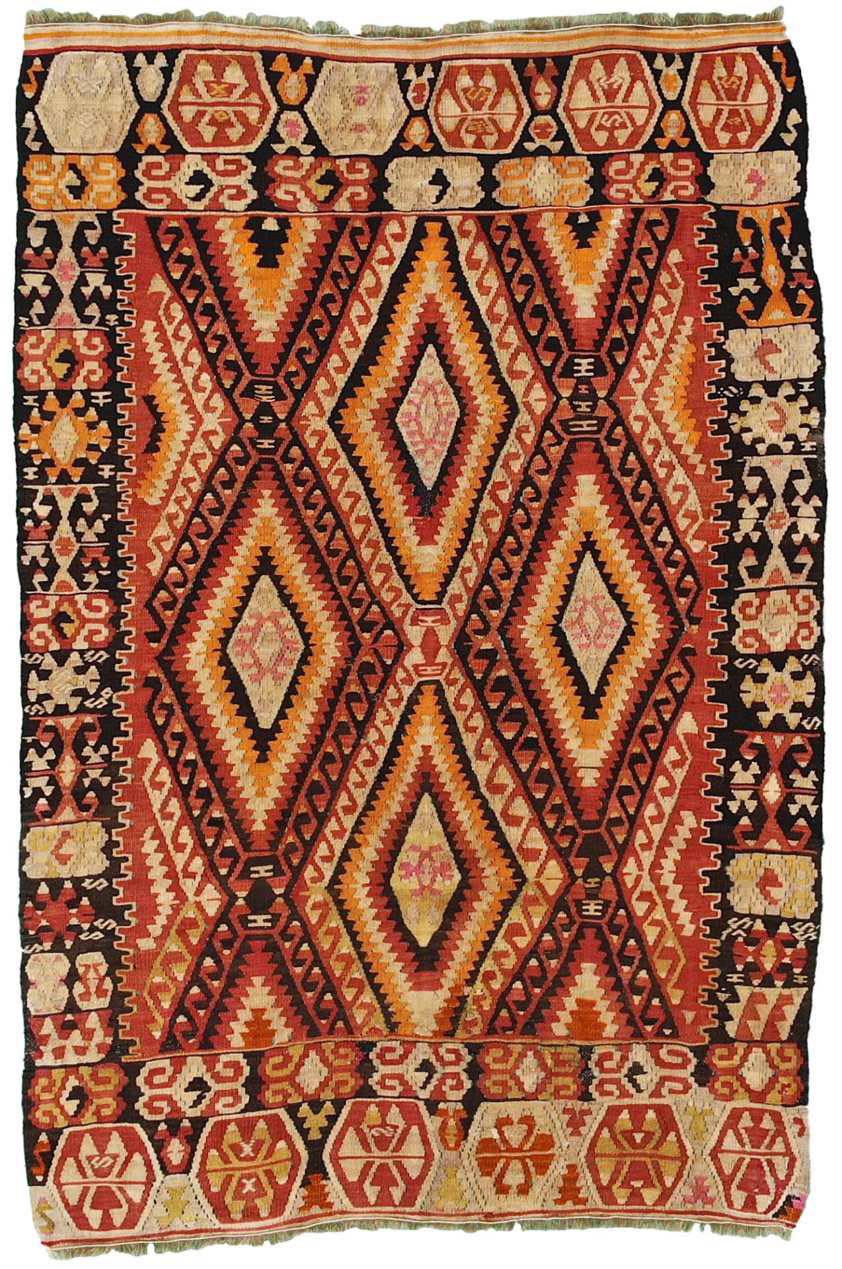 Vintage Anatolian Kilim Rug
