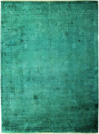 Chinese Vintage Overdyed Silk Rug