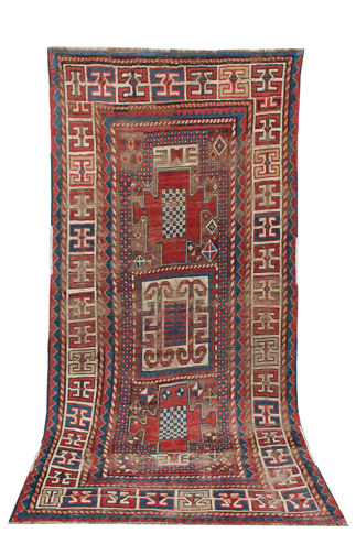 Antique Caucasian Kazak rug