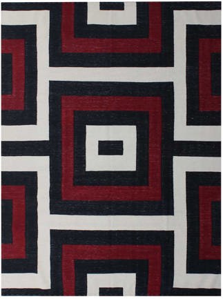 Contemporary Afghan Kilim Rug