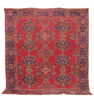 Vintage Turkish Oushak Rug