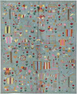 Afghan Suzani Kilim Rug