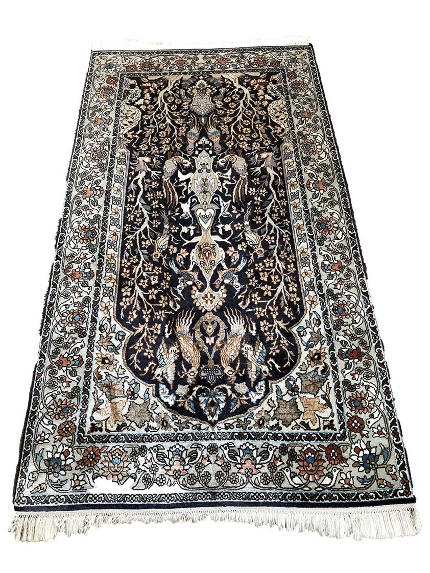 Fine Art Silk Kashmir Rug