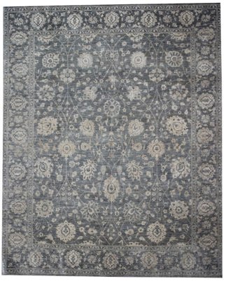 Afghan Zeigler Part Silk Rug