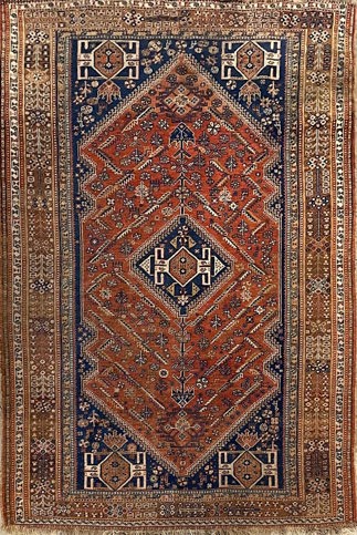 Antique Persian Qashqai Rug Antique Persian Qashqai Rug