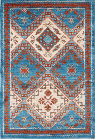 Contemporary Afghan Berber Style Rug
