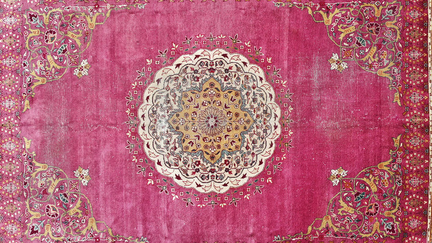 Antique Indo-Persian Mahal Rug