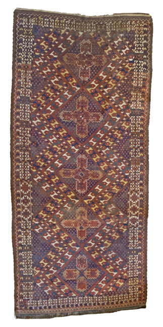 Antique  Persian Shiraz Kelleh Rug Antique  Persian Shiraz Kelleh Rug