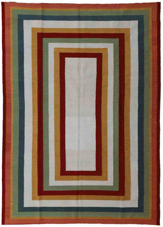 Contemporary Afghan Kilim Rug