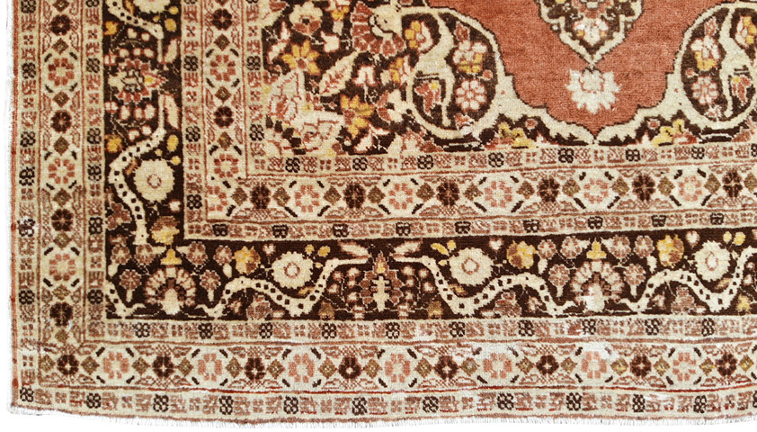 Antique Persian Hadji Jalili Tabriz Rug