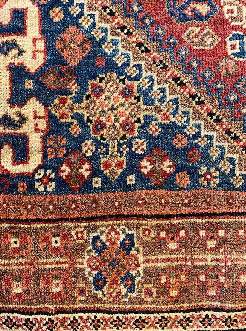 Antique Persian Qashqai Rug