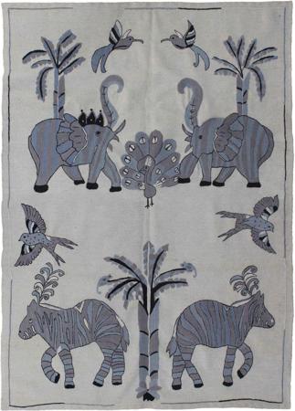 Afghan Suzani Kilim Rug