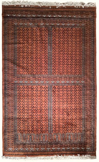 Pakistani Bokhara Hutchli Rug