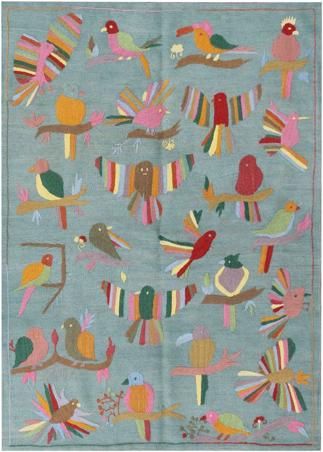 Afghan Suzani Kilim Rug