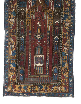 Antique Baluch Prayer Rug