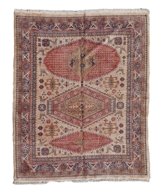 Vintage Caucasian Shirvan Rug Vintage Caucasian Shirvan Rug