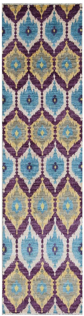 Contemporary Afghan Ikat Runner