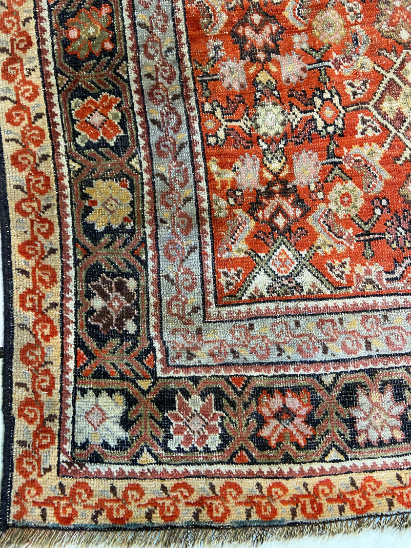Antique Persian Feraghan Herati Rug