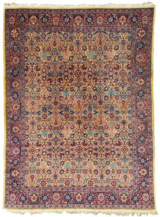 Vintage Persian Tabriz Rug