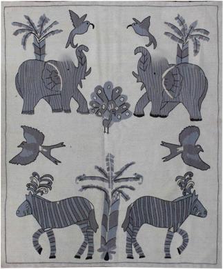 Afghan Suzani Kilim Rug